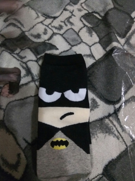 2016 new summer super hero Cartoon  man Casual ankle cotton socks men boat sock slippers harajuku EUR39-44