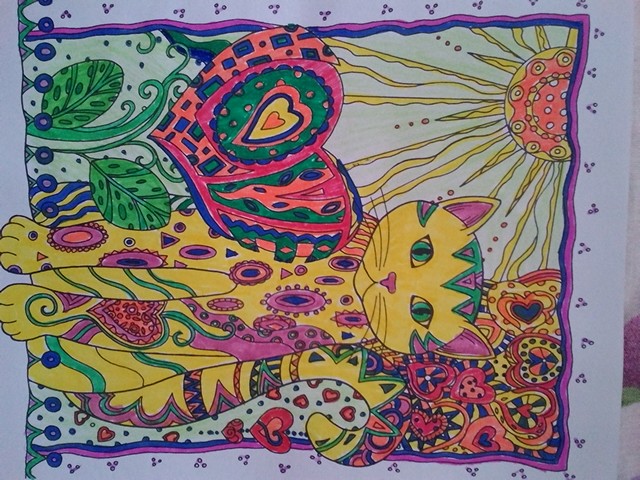 Creative Haven Creative Cats Colouring Book For Adults Antistress Coloring Book 18.5x21 Secret Garden Series Adult Coloring Book
