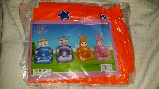 Random Color Cute Portable Cartoon Baby Chair Lovely Inflatable Chair PVC Kids Learn Chairs Baby Seats Free Shipping