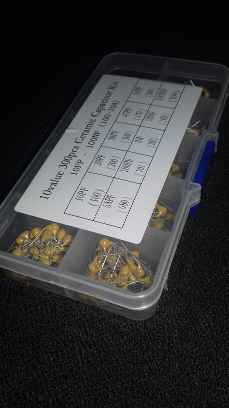 Hot Sale 300pcs 10Value 50V 10pF To 100nF Multilayer Ceramic Capacitor Assortment Kit Wholesale Price