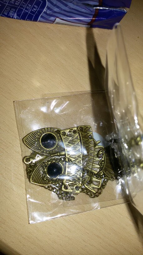 Retro Jewelry Vintage Ancient Bronze Big Eyes Owl Necklace Kitty Cat Pendant Statement Long Chain Choker Gift