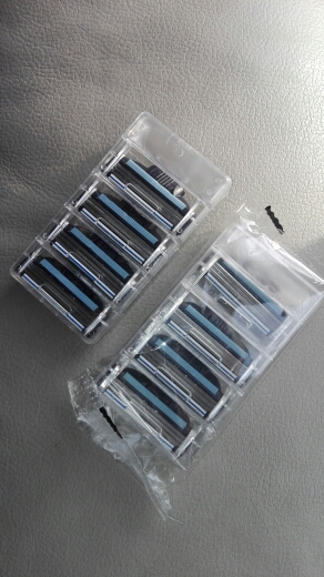 The Brand High Quality 4pcs/set Men's Face Razor Blades Shaver Hair Removal Shaving Blades for Mache 3 Standard Men Gilletts