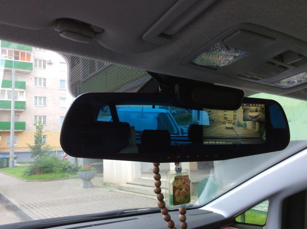 Jansite Full HD 1080P Car Dvr Camera Night Vision 4.3 Inch Rearview Mirror Digital Video Recorder Dual Lens Registrar Camcorder