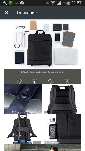 Original Xiaomi Classic Business Mi Backpack Women Bag Backpack Large Capacity Students Business Bags Suitable for 15inch Laptop