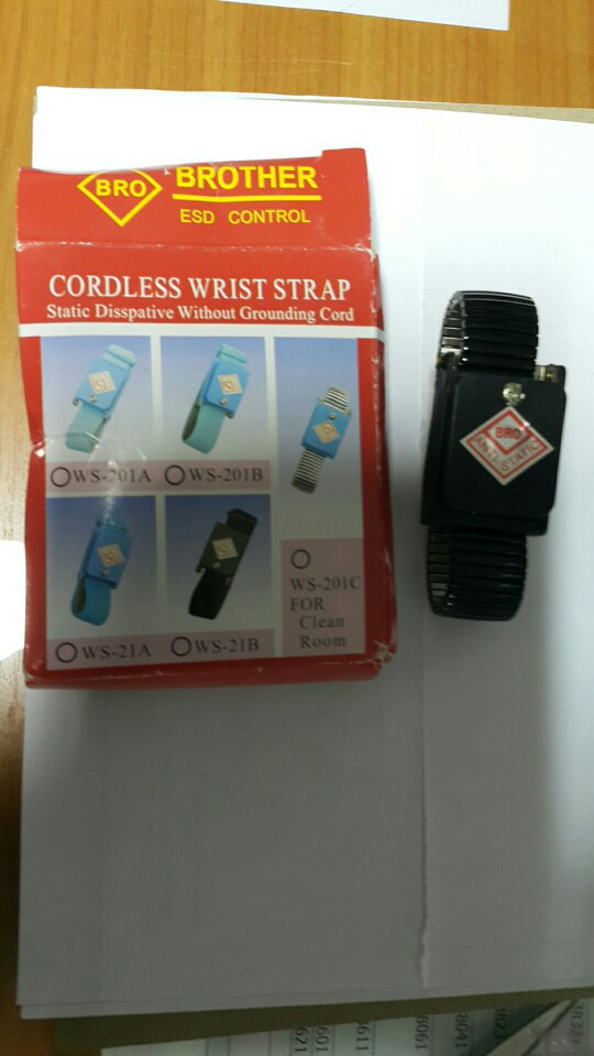 Antistatic Wristband Esd Wrist strap Blue Metal Discharge for Electrician IC PLCC worker Free shipping