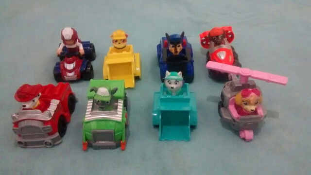 8pcs/set Patrol Canine toys Patrol Puppy Car Sets Toys Action Figures Model Patrulha patrulla canina Juguetes