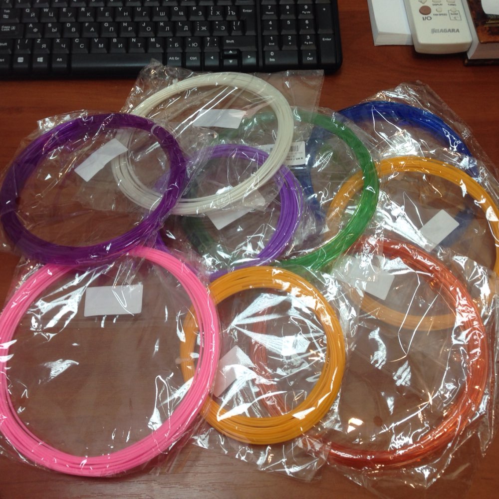 Creative Item DIY 10M 3D Filament  PLA 1.75mm 33 Colors  Filament  For 3D Printing Pen Filament 3D Printer Free Shipping