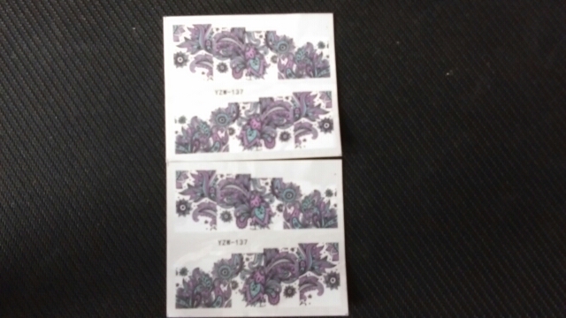 YZWLE 1 Sheet DIY Decals Nails Art Water Transfer Printing Stickers Accessories For Manicure Salon (YZW-137)