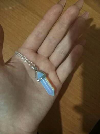 Hexagonal Column Necklace Natural Crystal turquoise Agate Amethyst Stone Pendant Chains Necklace For Women Fine Jewelry