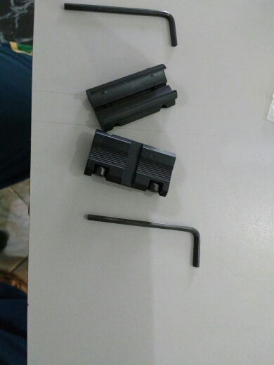 2016 New Arrival 2pcs Ring Converter/W 3/8 11mm Dovetail to 7/8 20mm Weaver Rail Adapter Scope Mount