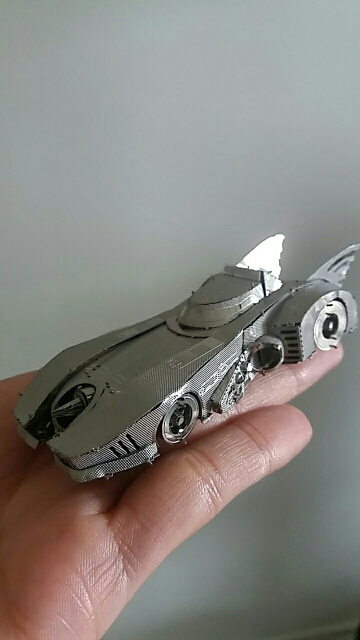 Piece Fun 3D Metal Puzzle marvel the avenger super hero COLOUR BATMAN 1989 BATMOBILE BAT-SIGNAL Adult DIY model educational toy