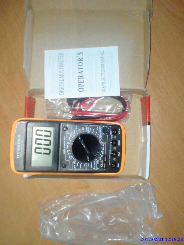 VAKIND AC DC LCD Display Professional Electric Handheld Tester Digital Multimeter Accurate, compact, handheld PTSP