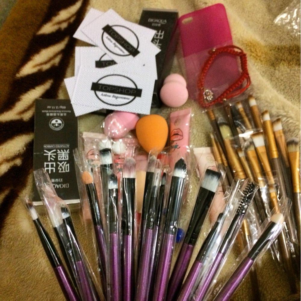 2016  Professional 20 Pcs Makeup Brushes Set Powder Foundation Eyeshadow Eyeliner Lip Cosmetic Makeup Brushes Maquiagem  #BSEL