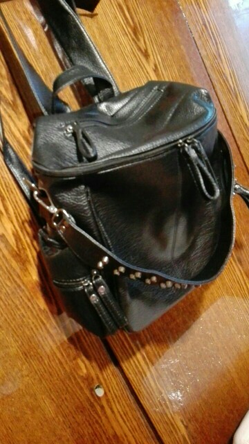 Multifunction Designer Backpacks Women Preppy Bookbags Mochilas Mujer Rivet Leather Backpack Lady Large Capacity Mochila Escolar