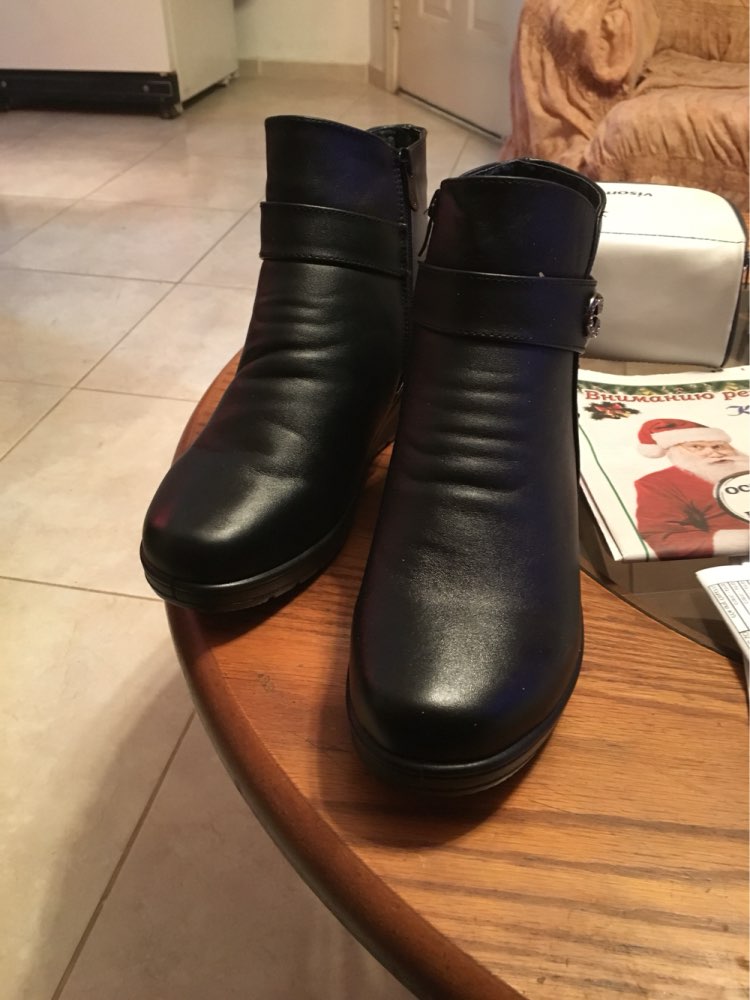 2016 autumn and winter fashion snow boots elderly mother warm boots female boots with thick shoes flat comfortable old shoes
