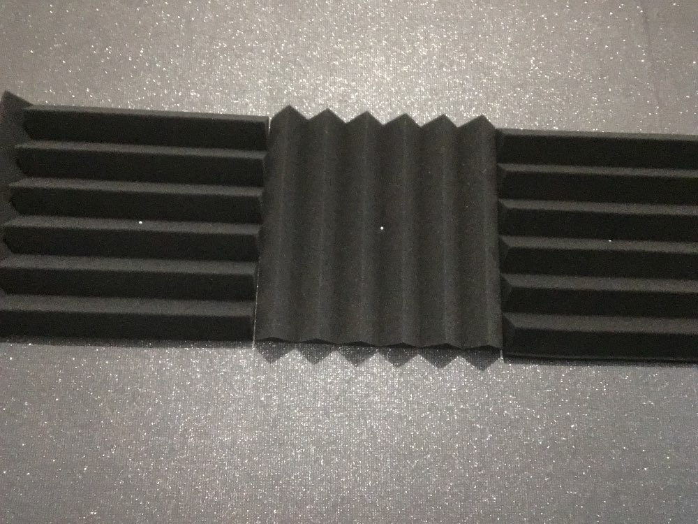 12Pcs Soundproofing Foam Acoustic Foam Sound Treatment Studio Room Absorption Wedge Tiles Polyurethane foam 2x12x12" Free ship