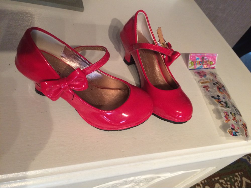 Girls Patent Leather Shoes High Heels Shoe Kids Red Children Shoes 2016 Spring Autumn Girls Leather Shoes Girls Black Pink Red 