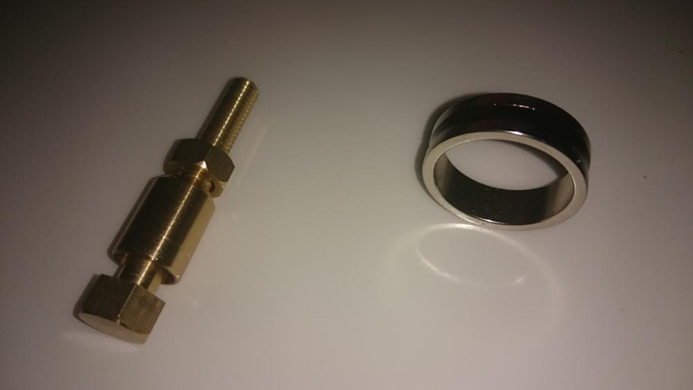 Close-up Magnet Ring with double black pattern 21mm/20mm/19mm/18mm,stage/closeup,fire,comedy,Accessories magic tricks