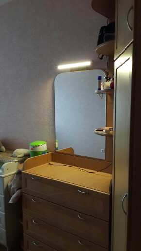Freeshipping 5W Bathroom LED Mirror Light AC220V/110V SMD5050 Mini Style Warm White/White LED Wall Lamps with Switch