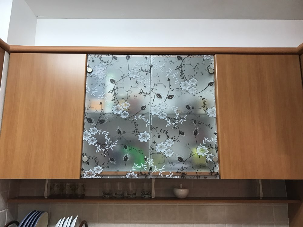 Hot 45 * 100cm Window Grilles Paper Stickers Glass Window Film Window Insulation Film Sunscreen Waterproof Bathroom Cellophane
