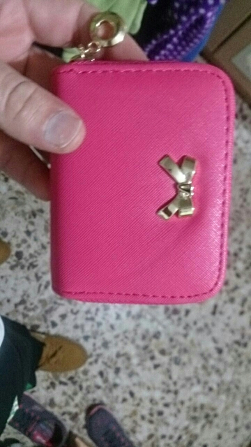 Women Wallet 2016 Bowknot Zipper Coin Purse Wearable Short Wallet Handbag Female Wallet Women Clutch Purses Carteira Feminina