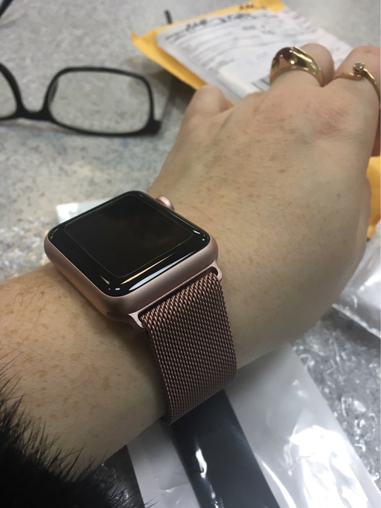 Luxury Milanese Loop strap & Link Bracelet Stainless Steel Band Adjustable Closure for Apple watch 42mm 38mm Watchband AWMLMCS