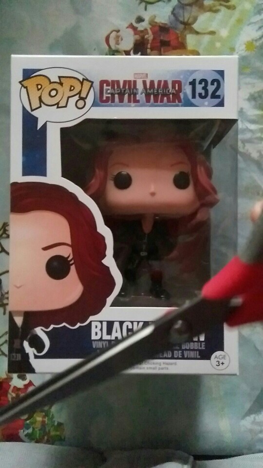 Funko POP Avengers Marvel's Captain America 3 Civil War Black Widow Panther Winter Soldier Vinyl PVC Action Figure Model PVC toy
