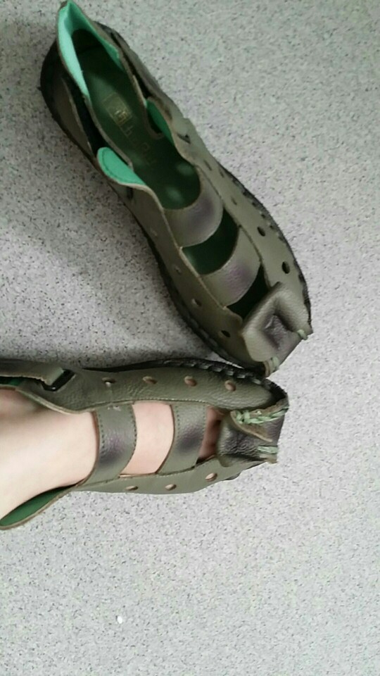 2016 Summer New Soft Bottom Flat Leather Shoes Personality Casual Women Sandals Tunnel Vintage Handmade Sandals For spring 2016