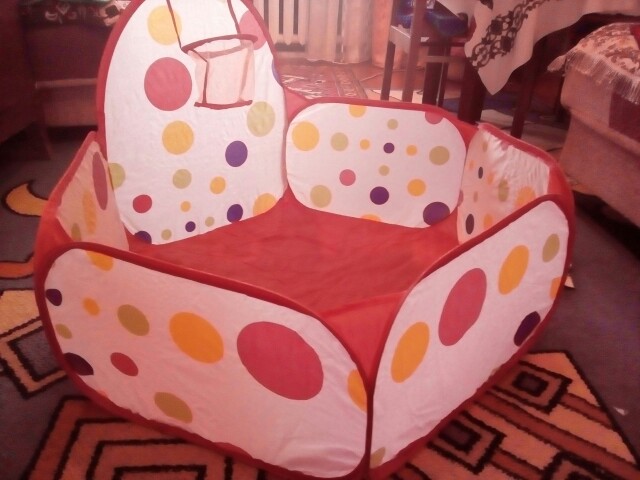100*100*37cm Kids Children Ocean Ball Pit Pool Baby Play Tent Outdoor Game Hut Pool Play Tent for Children Playing Pool
