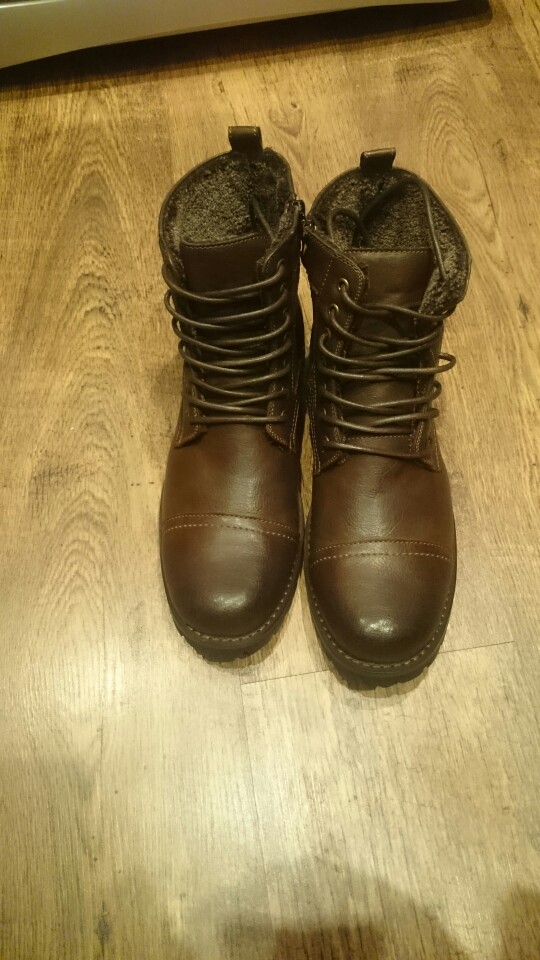 Top new men boots fashion casual high shoes cowboy style high quality lace-up classic leather ankle brand design season winter