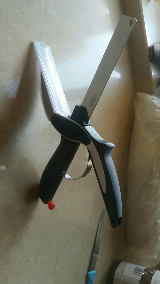  2 in 1 Knife & Cutting Board Scissors As Seen On TV  