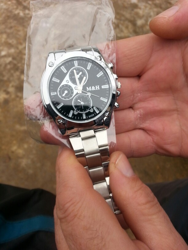 Perfect Gift waterproof mens watches top brand luxury Business watch men Stainless Steel Band Machinery Quartz Watch Mmay26