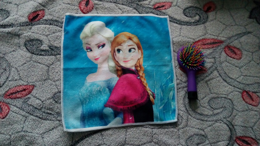 Cartoon Anna Elsa Baby Bath Towel 100%Cotton Qulik Dry Baby Face Hand Washer Towel Soft Infant Wipes Wash Cleaner Handkerchief
