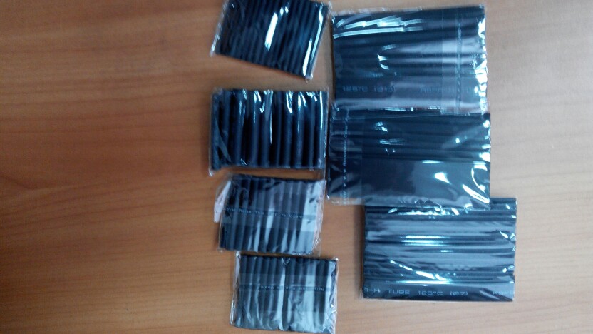 New Hot Sale 127 PCS 7.28m Black 2:1 Assortment Heat Shrink Tubing Tube Car Cable Sleeving Wrap Wire Kit Useful Electric Tubings