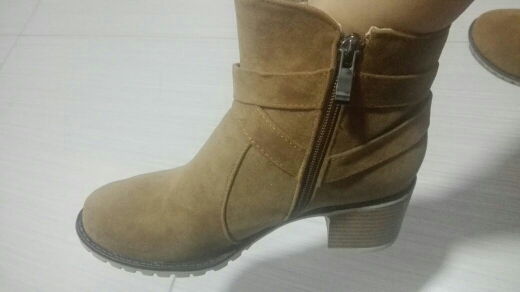 plus size 34-43 Autumn Winter Women Boots Solid European Ladies shoes Martin boots Suede Leather ankle boots with thick scrub