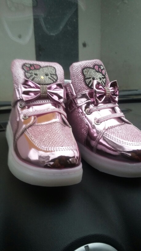 Children Shoes For Boys Girls Sport Running Shoes Baby Flashing Lights Fashion Sneakers Toddler Little Kids LED Glowing Sneakers