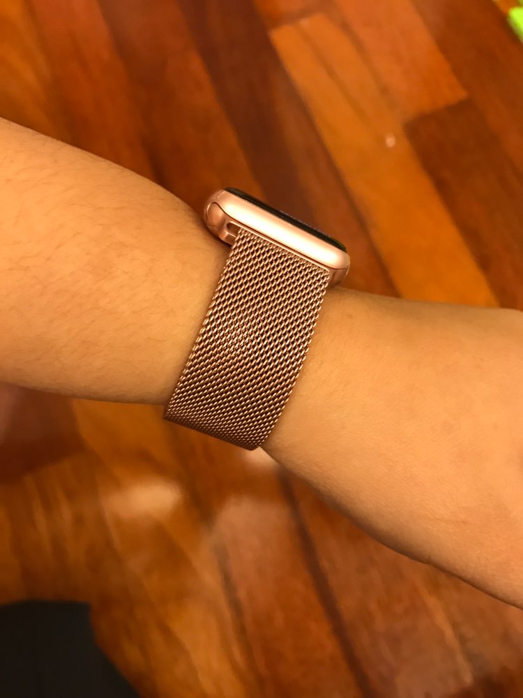 New Milanese Loop Watch Strap For Apple Watch Band 42mm 38mm Silver link bracelet Stainless Steel Woven iwatch watchband