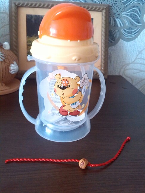 1PC Toddler Infant Newborn Baby Kids Cup Handle Children Cute Learn Feeding Drinking Water Straw Handle Bottle Sippy Cup 300ml