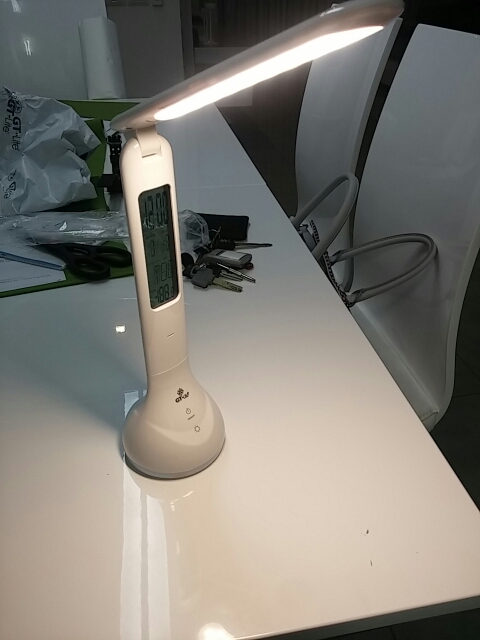 GT-Lite Led Eyes Protection Desk Lamp,Chargeable,Safety Use,Dimmer,Colck,Folding,Intelligence Alerts,Night Lights,Reading Light