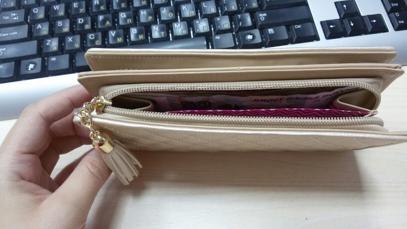 Ladies Leather Wallet Bow Women Wallets And Purses Female Large Zipper Long Vintage High Quality Leather Credit Card Lady