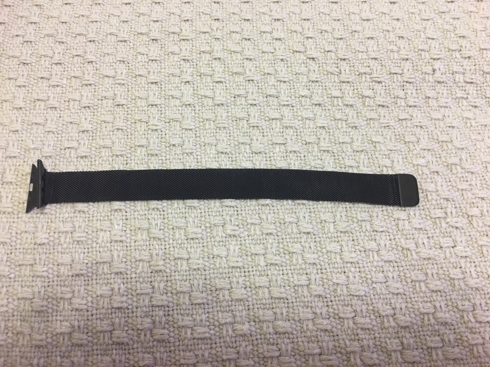 Milanese Loop Watch Strap Men Link Bracelet Stainless Steel Woven Black Watchband Case For Apple watch band 42mm 38mm iWatch