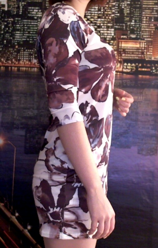 Summer Fashion Casual Women Dress Half Sleeve Asymmetrical neck Dress Sheath Bodycon Dresses