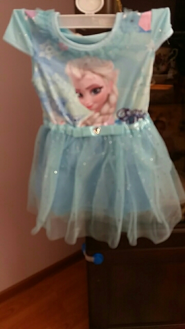 Girl Dress Summer Brand Toddler Girls Clothes Lace Sequins Princess Anna Elsa Dress Snow Queen Halloween Party Role-play Costume