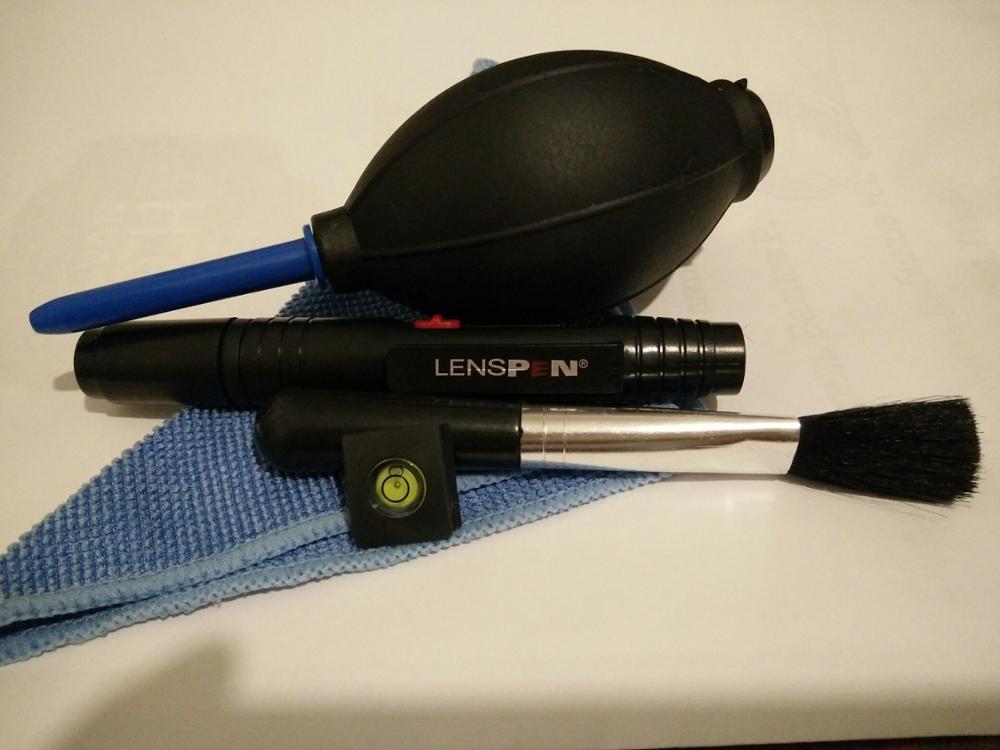 5 in 1 LENSPEN Dust Cleaner Camera Cleaning Lens Pen Brush Lint-free Wipes Air Blower Kit For Canon Nikon Sony Spirit Hot Shoe