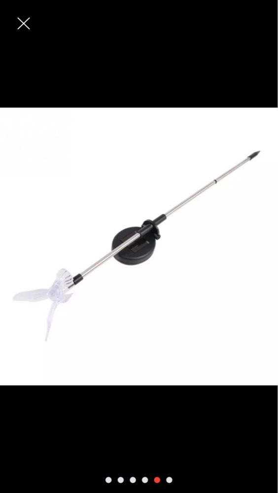 Hot Solar LED Path Light Cartoon Animal Outdoor Garden Lawn Landscape Plastic Lamp Light Drangonfly/Butterfly/Bird for Choose