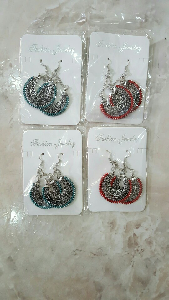 2016 Fashion Boho Long Drop Earrings For Women Jewelry Vintage Silver Carved Ethnic Power Bohemian Earrings Rope Wrap Earrings