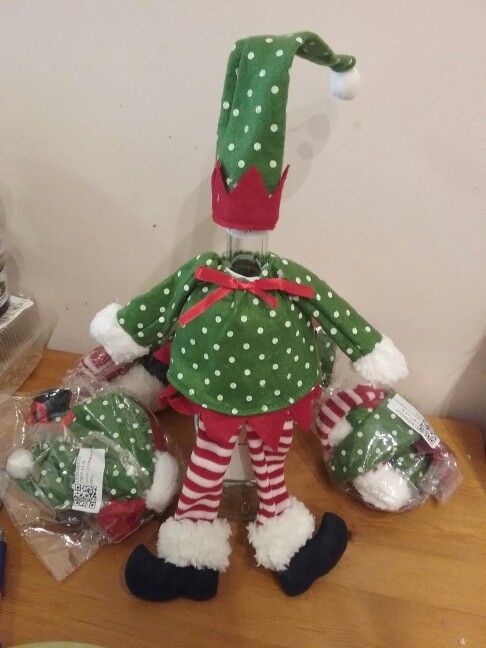 Zero New Polka Dot Wine Bottle Cover Bags For Christmas Decoration