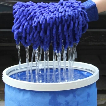 Car Care Ultrafine Fiber Chenille Soft Towel Microfiber Car Wash Glove Car Cleaning Tool Mitt car detailing limpieza automovil
