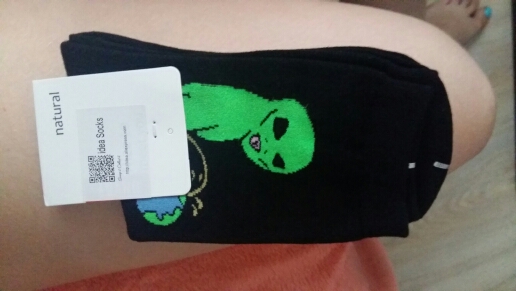 Harajuku New Arrival Casual Cartoon Hip Hop Cat Cotton Men Socks Creative Alien Funny Socks Skateboard Socks For Men 40-43