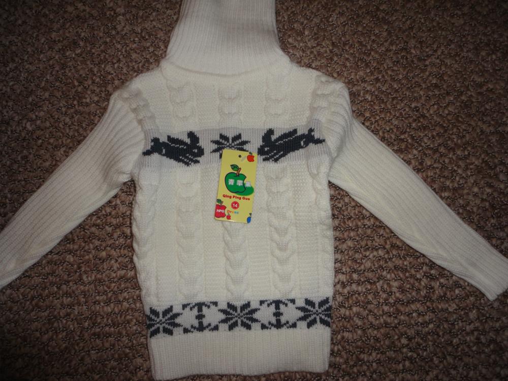 baby girls autumn sweaters 2015 new fashion long sleeve turleneck clothes children winter cartoon outwear ws243